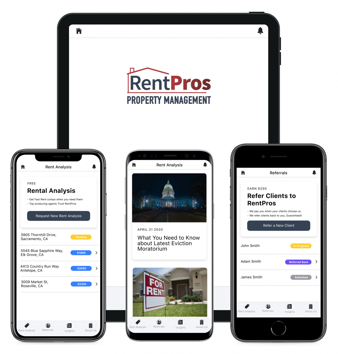 Realtor Referral Mobile App for Property Management Companies Renter, Inc.